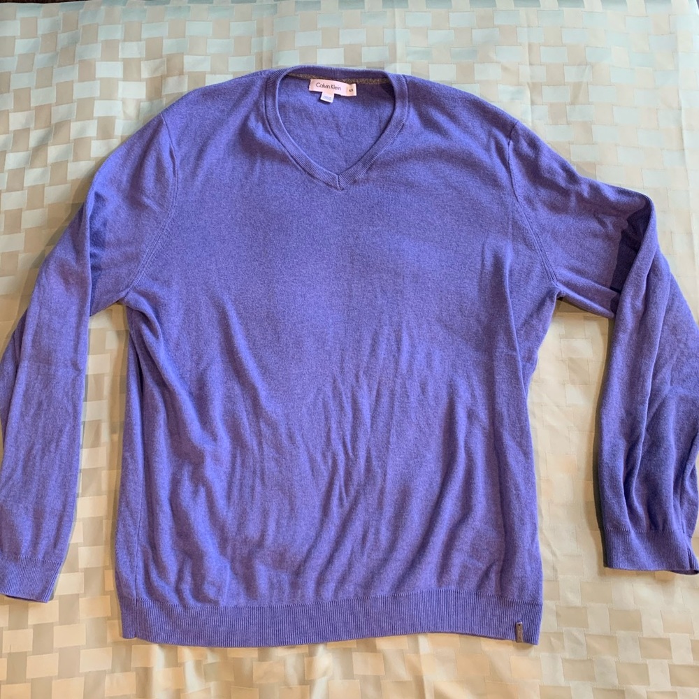 Baby Blue Mens Sweater